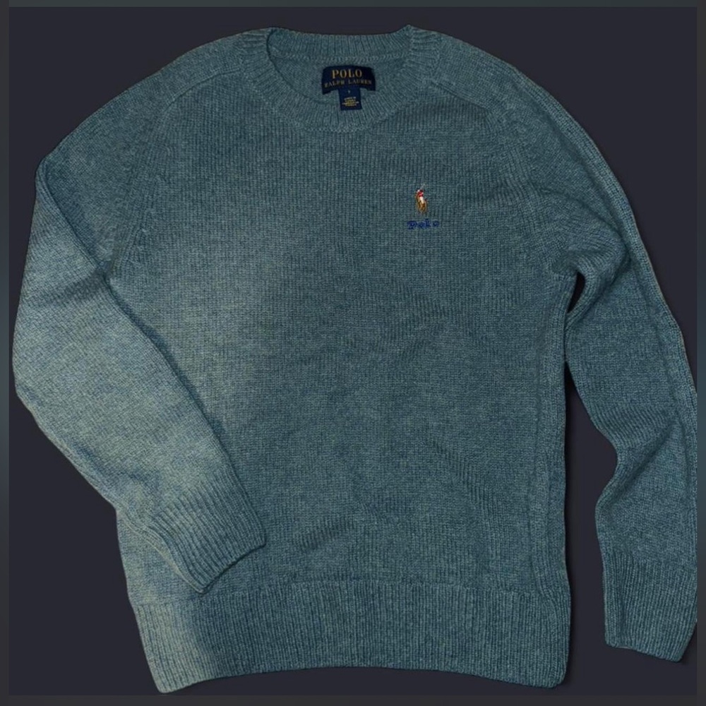 Polo by Ralph Lauren Kids Blue Long Sleeve Tee